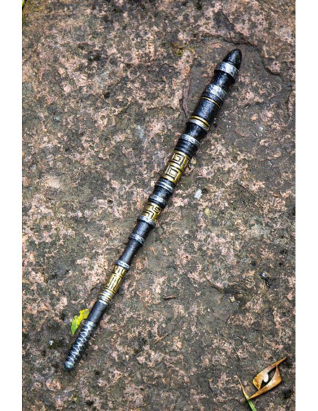 Black mystical magic wand