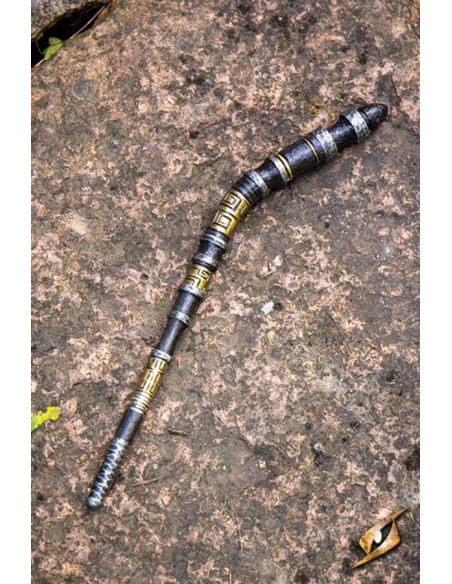 Black mystical magic wand