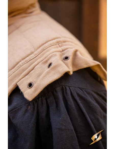 Sleeveless medieval warrior gambeson,...