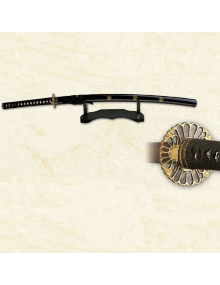 In September wooden katana sheath + black exhibitor