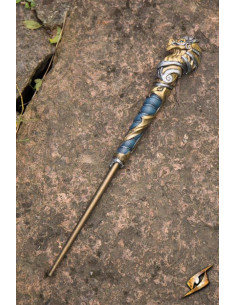 Faust mystical magic wand, gold finish