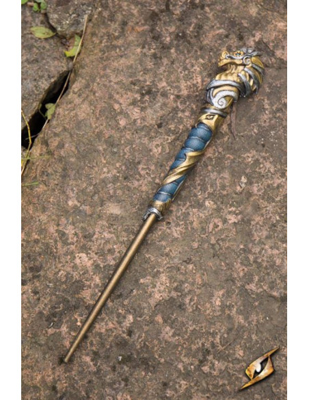 Faust mystical magic wand, gold finish