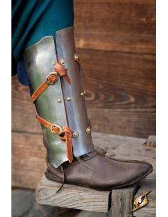 Renegade Adventurer Greaves, polished finish