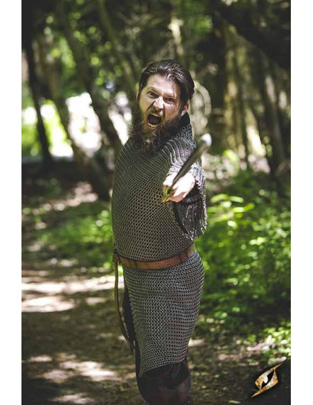 Alaric Viking chain mail, polished...