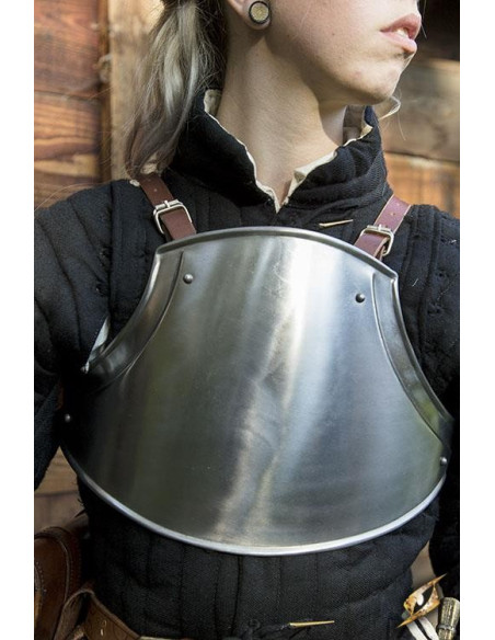 Medieval cuirass of Squire, polished...