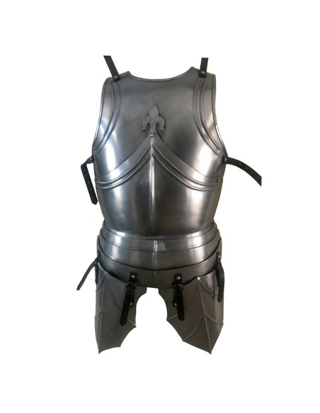 Gothic Breastplate Fleur de lis King...