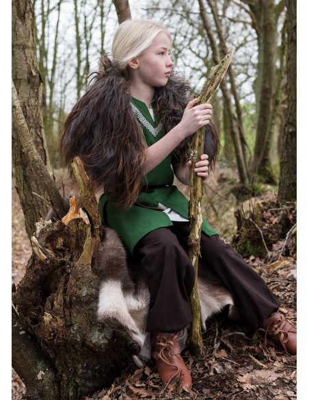 Medieval tunic Ailrik child, green color Medieval tunic Ailrik child, green color