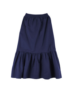 Medieval skirt or petticoat, blue color