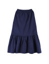 Medieval skirt or petticoat, blue color