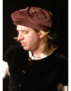 Renaissance Parlota in cotton, brown color