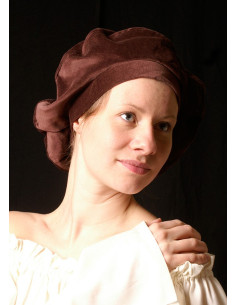 Renaissance Parlota in cotton, brown color 2