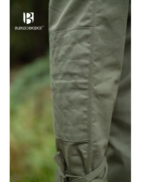 Medieval tunic for men Thereon, green...