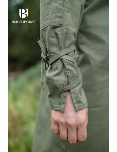 Medieval tunic for men Thereon, green...