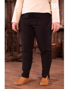 Andoya women's medieval pants, black color