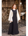 Medieval Cloak Woman Isabella, black color