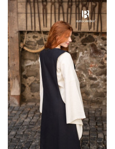 Medieval Cloak Woman Isabella, black color 2