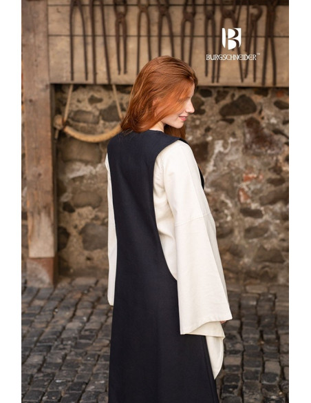 Medieval Cloak Woman Isabella, black...