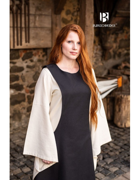 Medieval Cloak Woman Isabella, black...