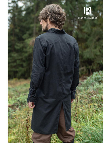 Medieval tunic for men Thereon, black...