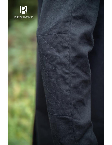 Medieval tunic for men Thereon, black...