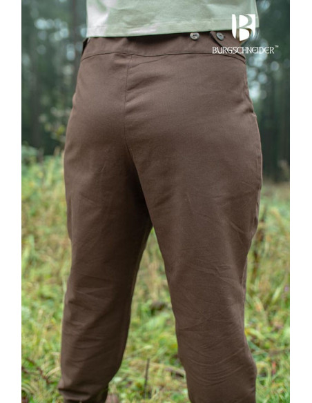 Kerga medieval pants, brown cotton