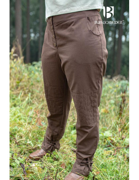 Kerga medieval pants, brown cotton
