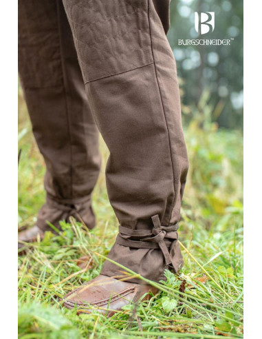 Kerga medieval pants, brown cotton ⚔️ Medieval Shop