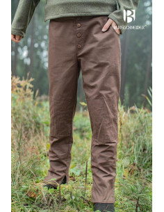 Kergon medieval pants, brown cotton
