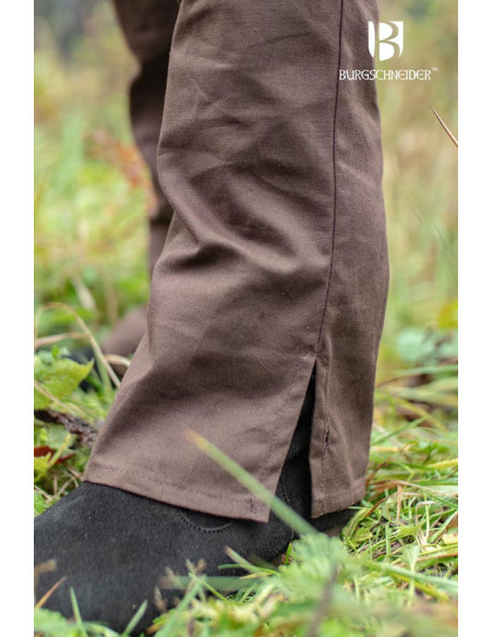 Kergon medieval pants, brown cotton