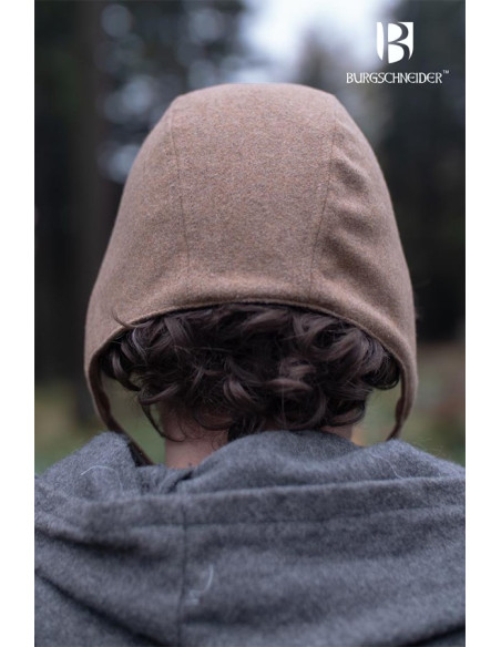 Wolfram peasant cape, camel Wolfram peasant cape, camel