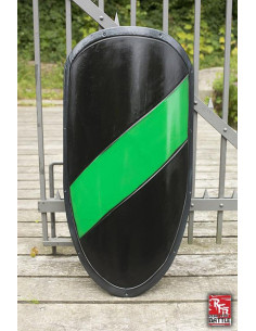 Two-tone latex shield Kite Alto Ready for Battle, LARP