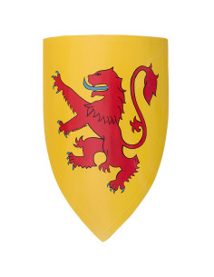 Medieval Shield Robert I of Scotland, painted wood
