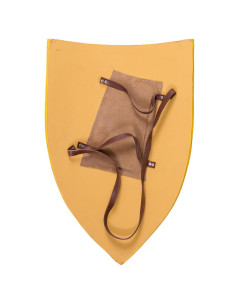 Medieval Shield Robert I of Scotland, painted wood 2