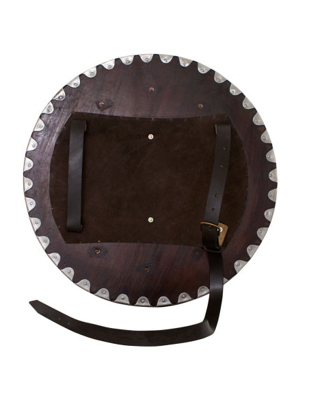 Viking wood and steel shield
