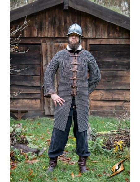 Medieval Chainmail Coif of Captain...