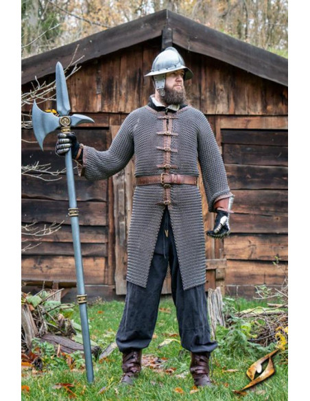 Medieval Chainmail Coif of Captain...