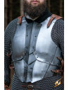 Complete medieval breastplate model Dreki, Polished-Epic Dark