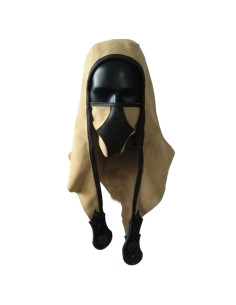 Hood fur suede Akku cover mouths