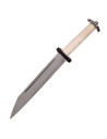 Short Seax knife with leather sheath