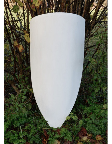 Long medieval shield, to paint