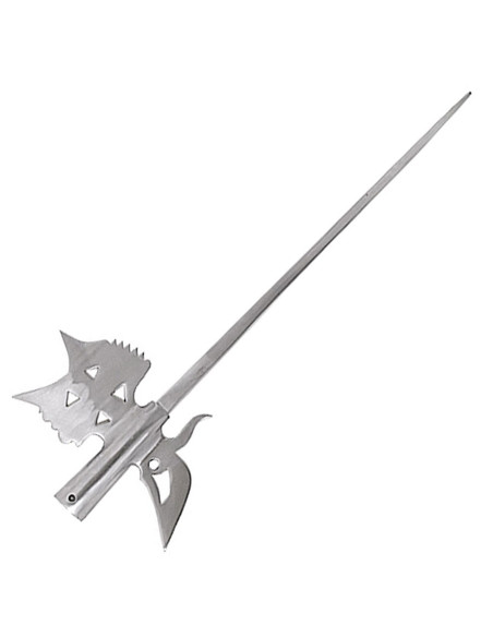 Medieval English Halberd head with wings