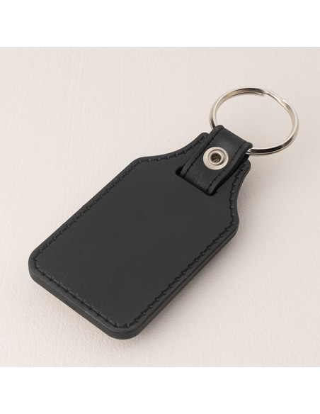 Personalized metallic keychain with 1...