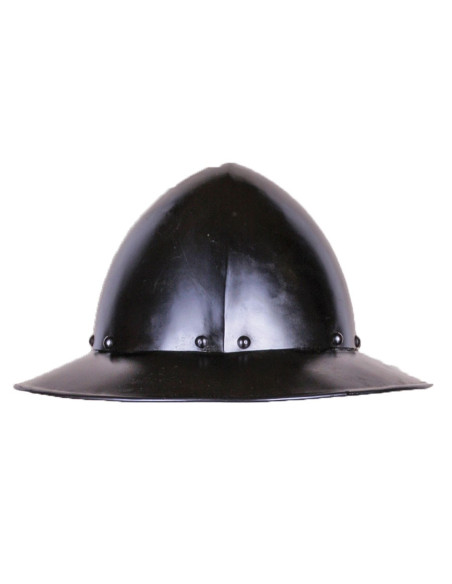 Ralf model Kettle helmet, dark finish
