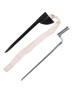 Brown Bess rifle bayonet, with scabbard 2