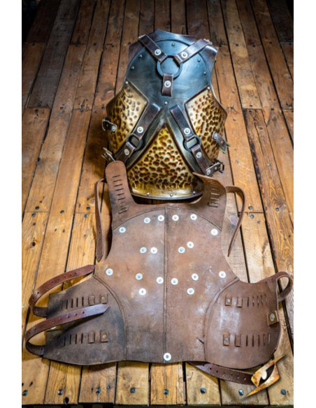 Breastplate and backrest of the Orc...