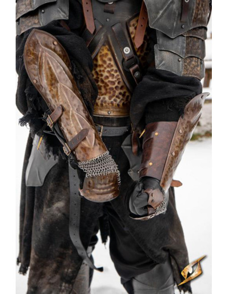 Orc Assault steel bracelets, LARP