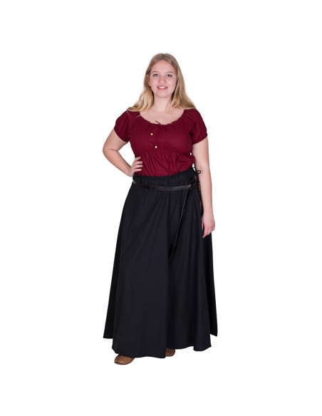 Aren medieval short-sleeved blouse,...