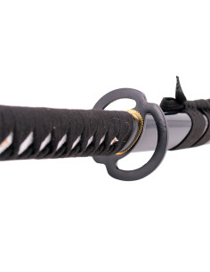 Katana functional carbon steel AISI 1045 grip black 2