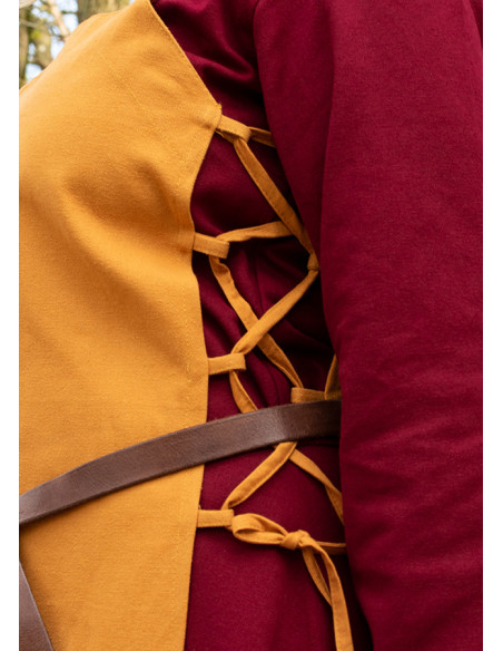 Viking apron Tina in cotton, mustard... Viking apron Tina in cotton, mustard...