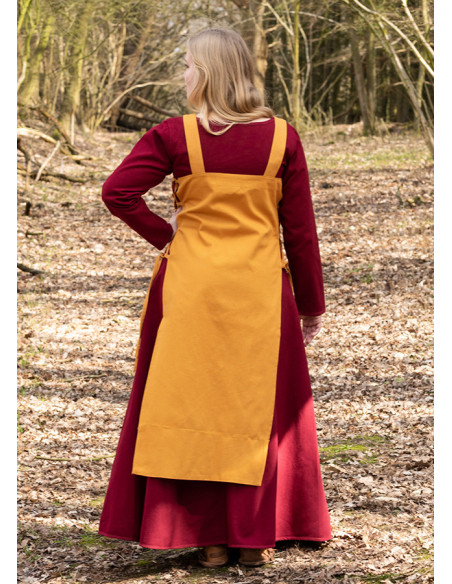 Viking apron Tina in cotton, mustard... Viking apron Tina in cotton, mustard...